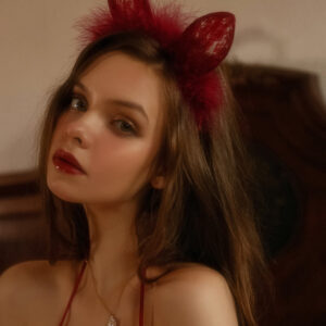 Alternative view of Lace Cat Ear Headband