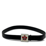 Dsquared2 Maple Leaf Leather Belt Black Edition
