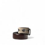 Versace-Inspired Brown Croc Belt Regal Gunmetal Buckle