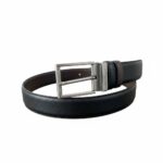 Ferragamo Reversible Leather Belt Black & Brown Elegant Classic
