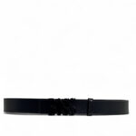 BOSS Style Black Belt | Matte Black BOSS Logo Buckle | Sleek Modern Essential