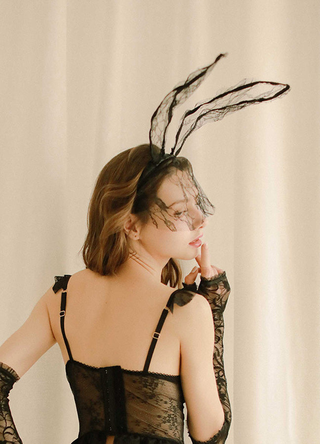 Lace Bunny Lingerie Set - Image 3