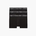 CK Men's 3-Pack Trunk Boxer Set - Modern Structure - Black/cK Sports