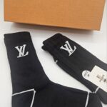Fashion LV Long Socks #3
