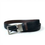 Dior Reversible Grained Leather Belt Black & Brown