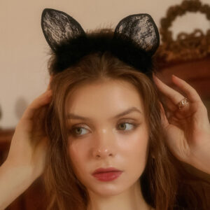 Lace Cat Ear Headband