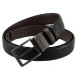 Giorgio Armani Reversible Leather Belt Black & Brown