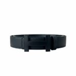 Hermès Inspired Black H Buckle Belt Matte Black Luxury Designer Style Belt