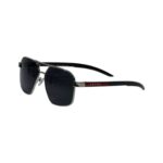 Prada Linea Rossa Black Aviator Sunglasses Bold Performance & Timeless Style
