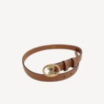 Celine Triomphe Belt Brown For Women