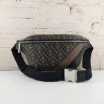 Fendi Belt Bag Khaki/Brown For Men, Mens Bags 18.1in/46cm 7VA434