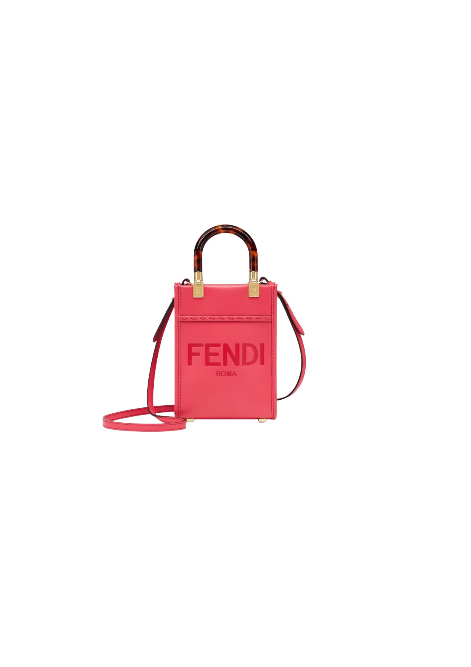 xr:d:DAFanF1xW_Y:139,j:47437258511,t:23022207 Fendi FD Sunshine Mini Shopper Bag Pink For Women 7.1 in/ 18 cm 8BS051ABVLF1HB7 - Image 1